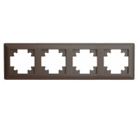 Рамка на 4 поста Stekker PFR00-7004-04 39820