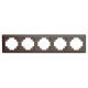 Рамка на 5 постов Stekker PFR00-7005-04 39821