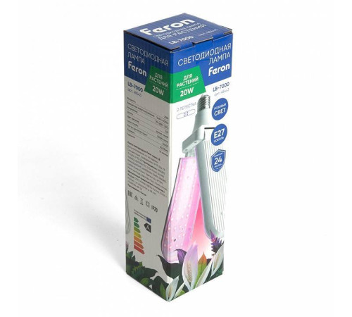 Лампа светодиодная Feron LB-7000 E27 20Вт K 48443