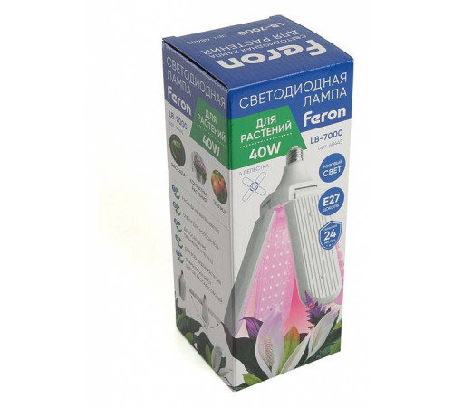 Лампа светодиодная Feron LB-7000 E27 40Вт K 48445