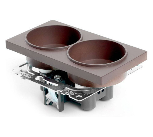 Розетка с заземлением и с шторками Stekker Катрин 49026