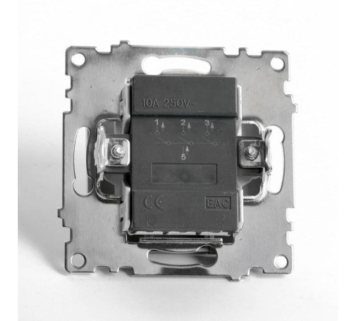 Выключатель трехклавишный без рамки Stekker Катрин 49174