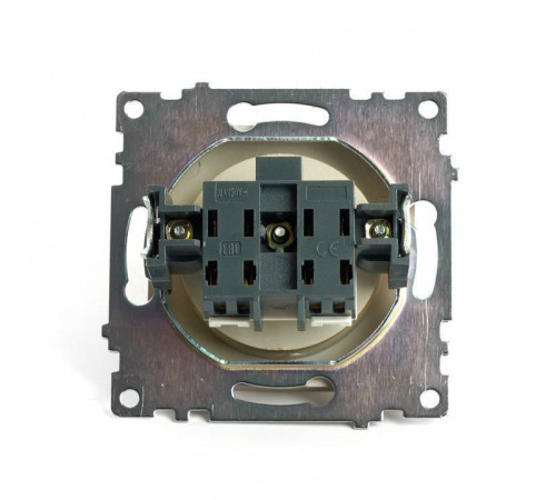 Розетка без заземления и с шторками, без рамки Stekker Катрин 49223