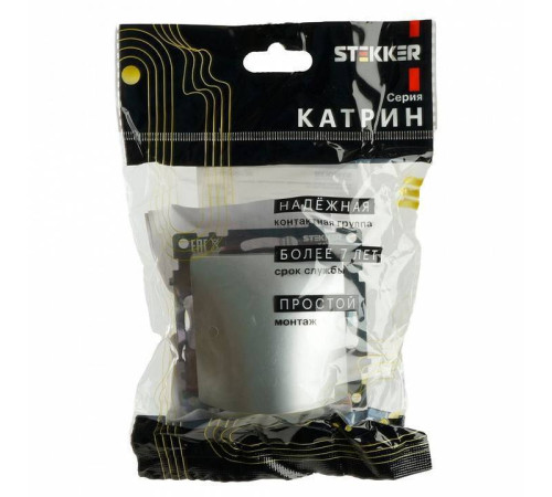 Розетка для вывод кабеля без рамки Stekker Катрин 49465