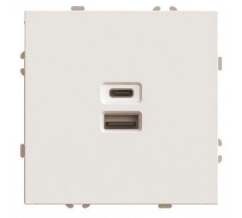 Розетка USB и type C без рамки Stekker Эмили 49905