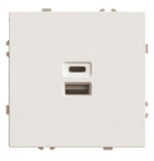 Розетка USB и type C без рамки Stekker Эмили 49905