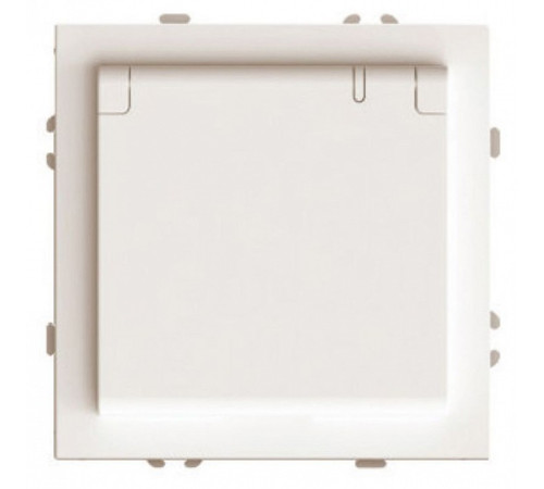 Розетка с заземлением и со шторкой, без рамки с крышкой Stekker Эмили 49907