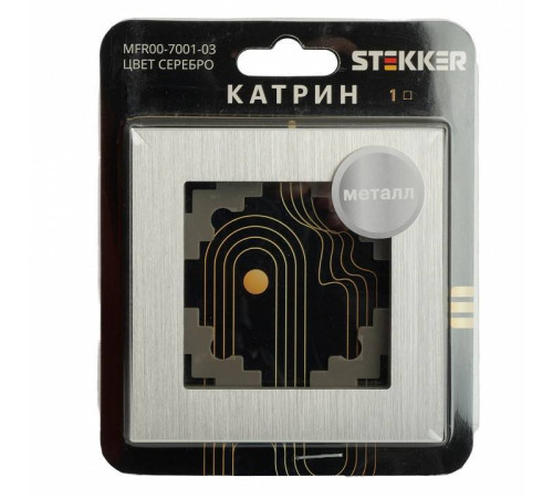 Рамка на 1 пост Stekker Катрин 50011