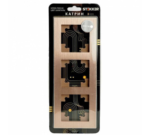 Рамка на 3 поста Stekker Катрин 50018