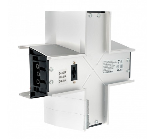 Соединитель угловой X-образный накладной Feron AL4036X 51874