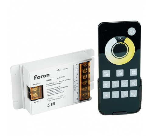 Контроллер с пультом ДУ Feron LD482 52097