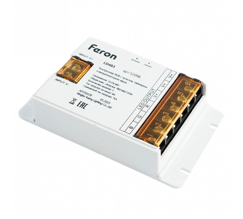 Контроллер-регулятор цвета RGB с пультом ДУ Feron LD483 52098