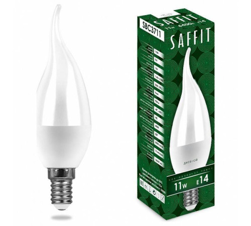 Лампа светодиодная Feron Saffit Sbc 3711 E14 11Вт 6400K 55174