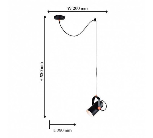 Подвесной светильник Favourite Ampolla 2007-1P