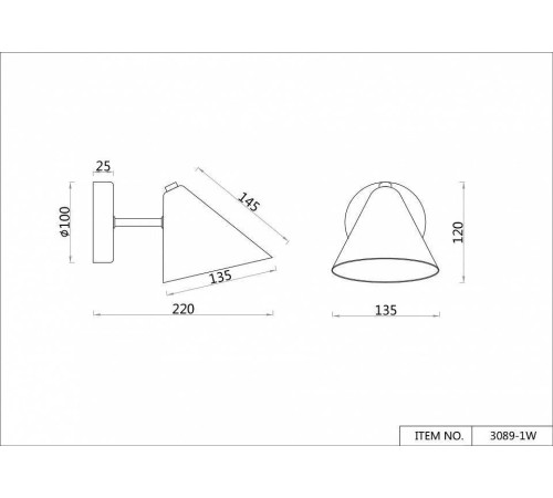 Бра F-promo Trikoniya 3089-1W