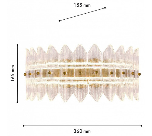 Накладной светильник Favourite Mirabella 4754-1W