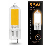 Лампа светодиодная Gauss LED G4 G4 5.5Вт 3000K 107807105