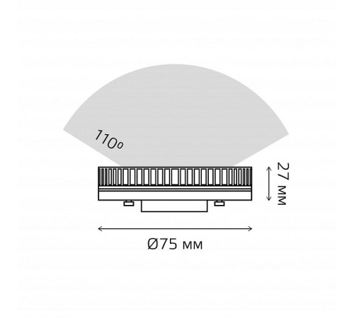 Лампа светодиодная Gauss 84820X
