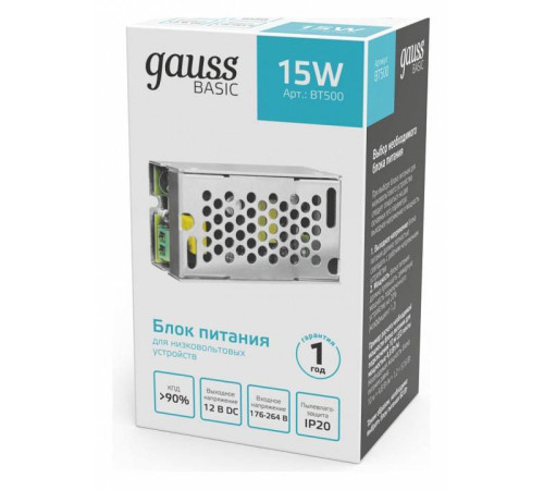 Блок питания Gauss BT500