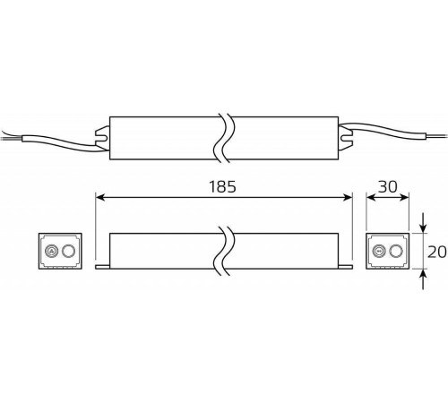 Блок питания для светодиодной ленты Gauss BT521 100 Вт 12 В BT521