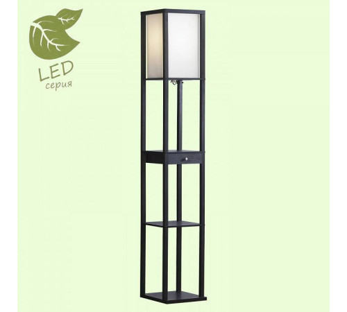 Торшер с полкой LGO Woodruff GRLSP-0333