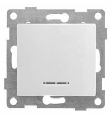 Выключатель сенсорый одноклавишный с подсветкой, без рамки Gusi Electric BRAVO С10В18-001