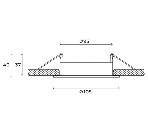 Встраиваемый светильник Hesby Lighting Core HSBL_0229