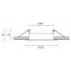 Встраиваемый светильник Hesby Lighting Core HSBL_0229