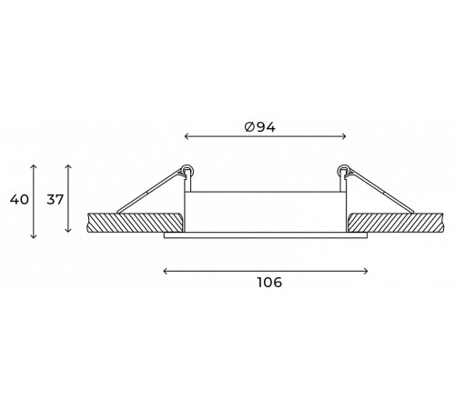 Встраиваемый светильник Hesby Lighting Core HSBL_0230