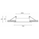 Встраиваемый светильник Hesby Lighting Core HSBL_0230