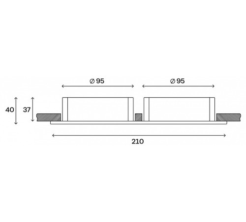 Встраиваемый светильник Hesby Lighting Core HSBL_0231