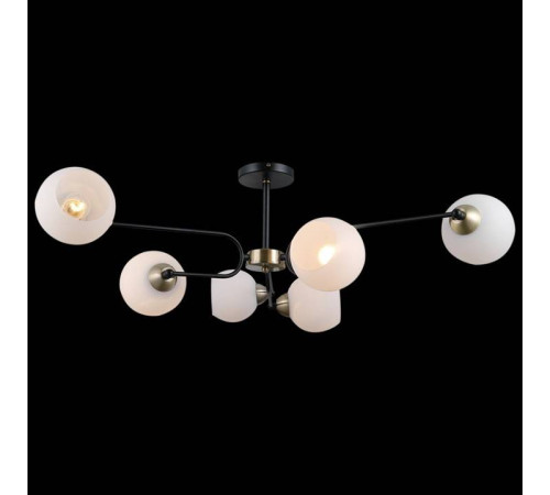 Люстра на штанге ILLUMICO IL0249-6CSQ-79 BK AB