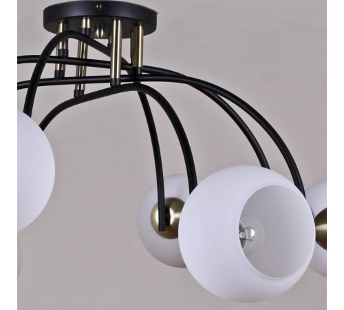 Потолочная люстра ILLUMICO IL0250-8CSQ-79 BK AB