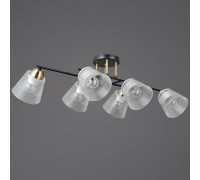 Люстра на штанге ILLUMICO IL0845 IL0845-6CSQ-25BKAB ELITE