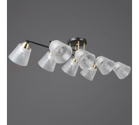 Люстра на штанге ILLUMICO IL0845 IL0845-8CSQ-25BKAB ELITE