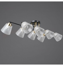 Люстра на штанге ILLUMICO IL0845 IL0845-8CSQ-25BKAB ELITE