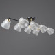 Люстра на штанге ILLUMICO IL0845 IL0845-8CSQ-25BKAB ELITE
