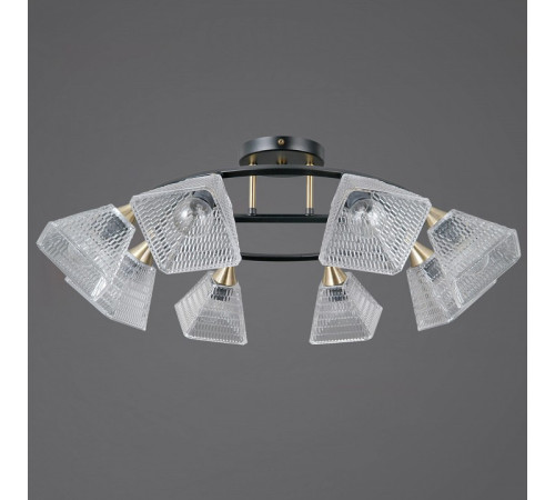 Люстра на штанге ILLUMICO IL0850 IL0850-8CSQ-25BKAB ELITE