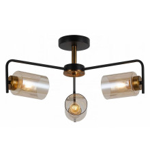 Люстра на штанге ILLUMICO  IL8248-3COU-79 BK GD