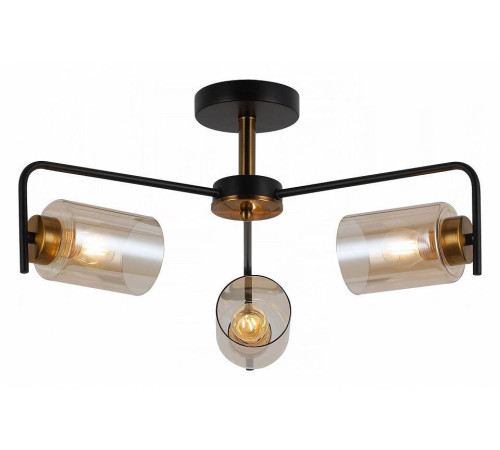 Люстра на штанге ILLUMICO IL8248-3COU-79 BK GD