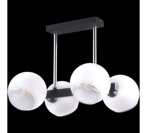 Люстра на штанге ILLUMICO IL9559-4PSQ-79 CR BK