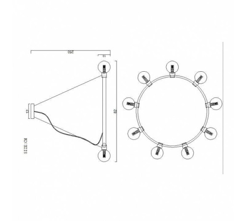 Подвесная люстра Imperiumloft FLAMB FLAMB01