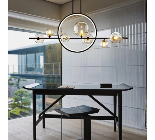 Люстра на штанге Imperiumloft Iona-L-Halo01