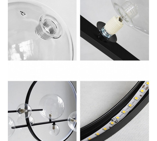 Люстра на штанге Imperiumloft Iona-L-Halo01