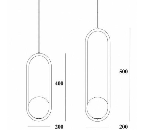Подвесной светильник Imperiumloft Matthew Mccormick Hoop Silver Mila Pendant HOOP-B01