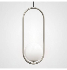 Подвесной светильник Imperiumloft Matthew Mccormick Hoop Silver Mila Pendant HOOP-B01