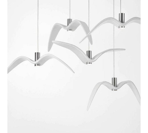 Подвесной светильник ImperiumLoft Brokis Night Birds White 40.2189-0