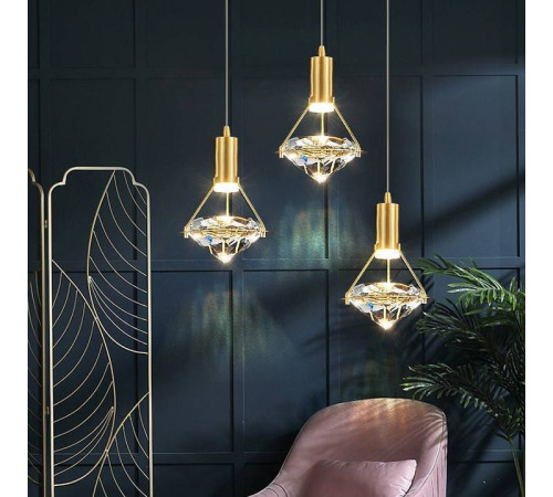 Подвесной светильник Imperiumloft Glasgow Brass glasgow01