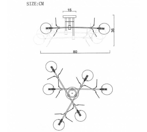 Потолочная люстра Imperiumloft MATISSE matisse-b