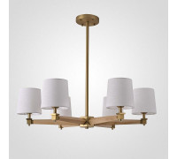 Люстра на штанге Imperiumloft Jorgenson White/Light wood STAVRA01